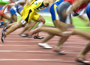atletiekbaan sprint